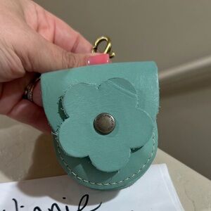 Portland Leather goods mint petunia pouch